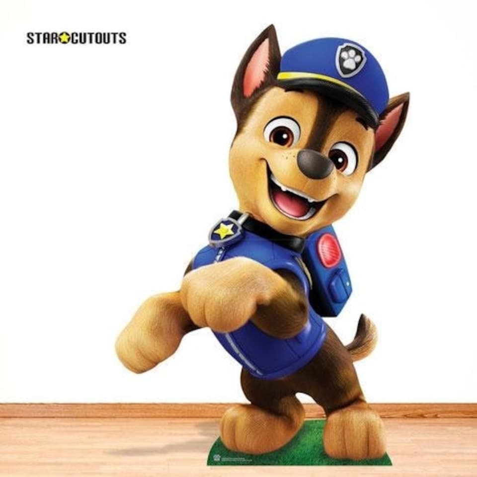 image 1 of Chase Paw Patrol Police Puppy Lifesize Cardboard Cutout 133cm
