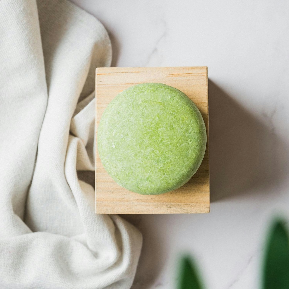 image 1 of Skin Care Shampoo Bar with Plant Extract - Peppermint, Anti-dandruff
