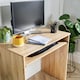 image 8 of Computer Desk PC Laptop Table Home Office Study Workstation | Brown