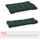 image 7 of Outsunny 2Pcs Tufted Pallet Cushions Seat Pad Back Cushion Indoor Outdoor 