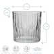 image 3 of Duralex Manhattan Vintage Whisky Glasses - 310ml - Pack of 6 Clear