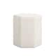 image 1 of Harbour Thin Stripe Stool - Cotton Blend - L42 x W38.5 x H45.5 cm - Beige - Fully Assembled