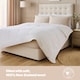 image 2 of Silentnight Natural Wool Collection Lightweight Duvet | White | SuperKing
