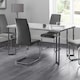 image 1 of Premium Portofino 150cm Marble & Chrome Dining Table