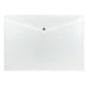 image 2 of Pack of 12 Janrax A4 Clear Document Wallets - Button Stud Folder