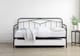 image 2 of Axton Single 3ft Day Bed Black Metal Bed Frame | Black | Single