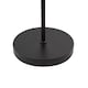 image 5 of Traditional Reading Floor Lamp in Matte Black with Toggle Switch and Glass Shade | Black