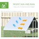image 3 of PawHut Walk In Chicken Run Large Galvanised Chicken Coop w/ Cover 6 x 3 x 2m