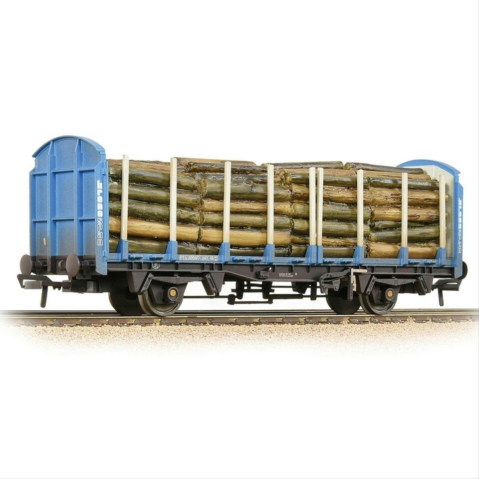 Bachmann 31t OTA Timber Wagon Kronospan Blue Weathered with Load