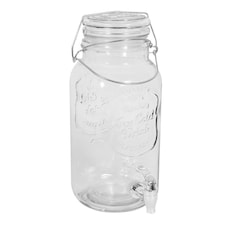 3.6 Litre Glass Drinks Dispenser Summer Garden Party Picnic Cocktail Juice