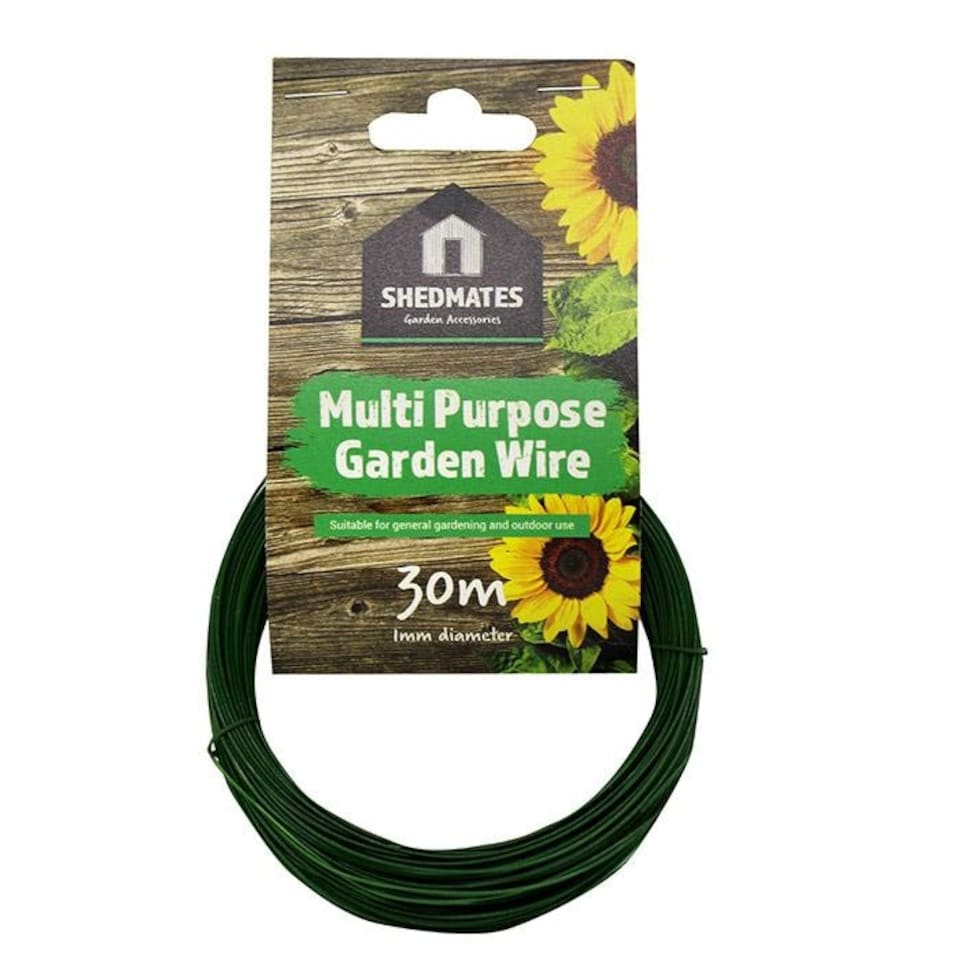 Kingfisher Multi-Purpose Garden Wire 30m x 1mm - One Colour - One Size