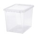 image 1 of SmartStore Different size Storage Box for Home with Clip Lid | Clear | 25L