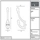image 4 of Hammer & Tongs Ball End Hat & Coat Hook - W35mm x H135mm - Raw