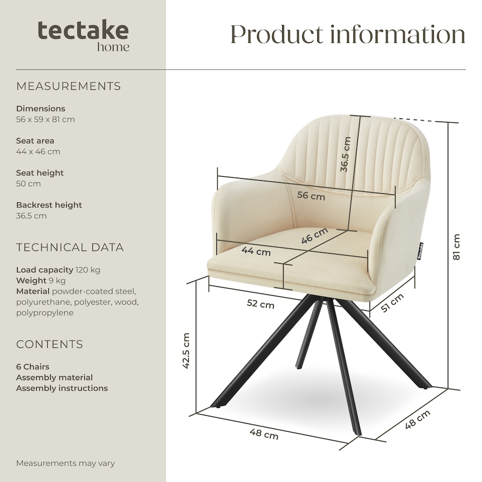 image 1 of Lounge Armchair Living Room Accent Chair 360 Swivel Slim Steel Legs Velvet Fabric | Cream | cream/black | 6