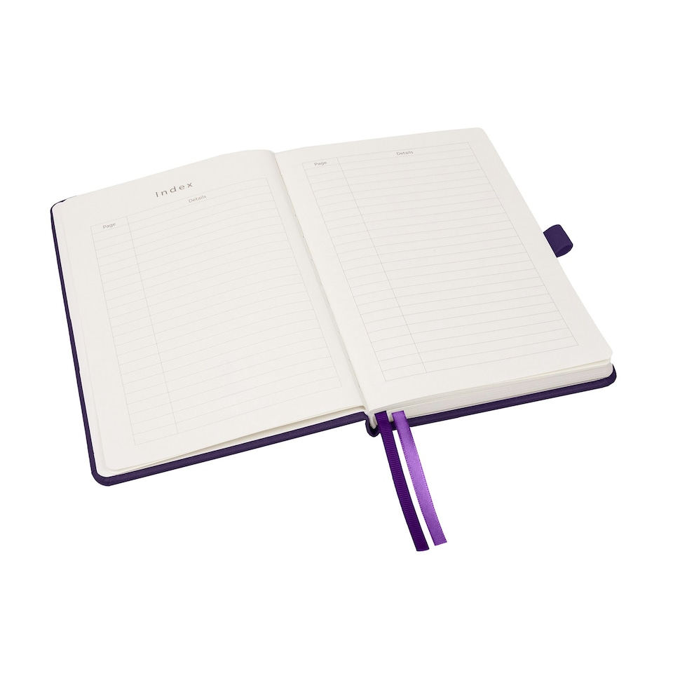 image 1 of Notes London A5 Italian Styled Moretti Notebook Purple