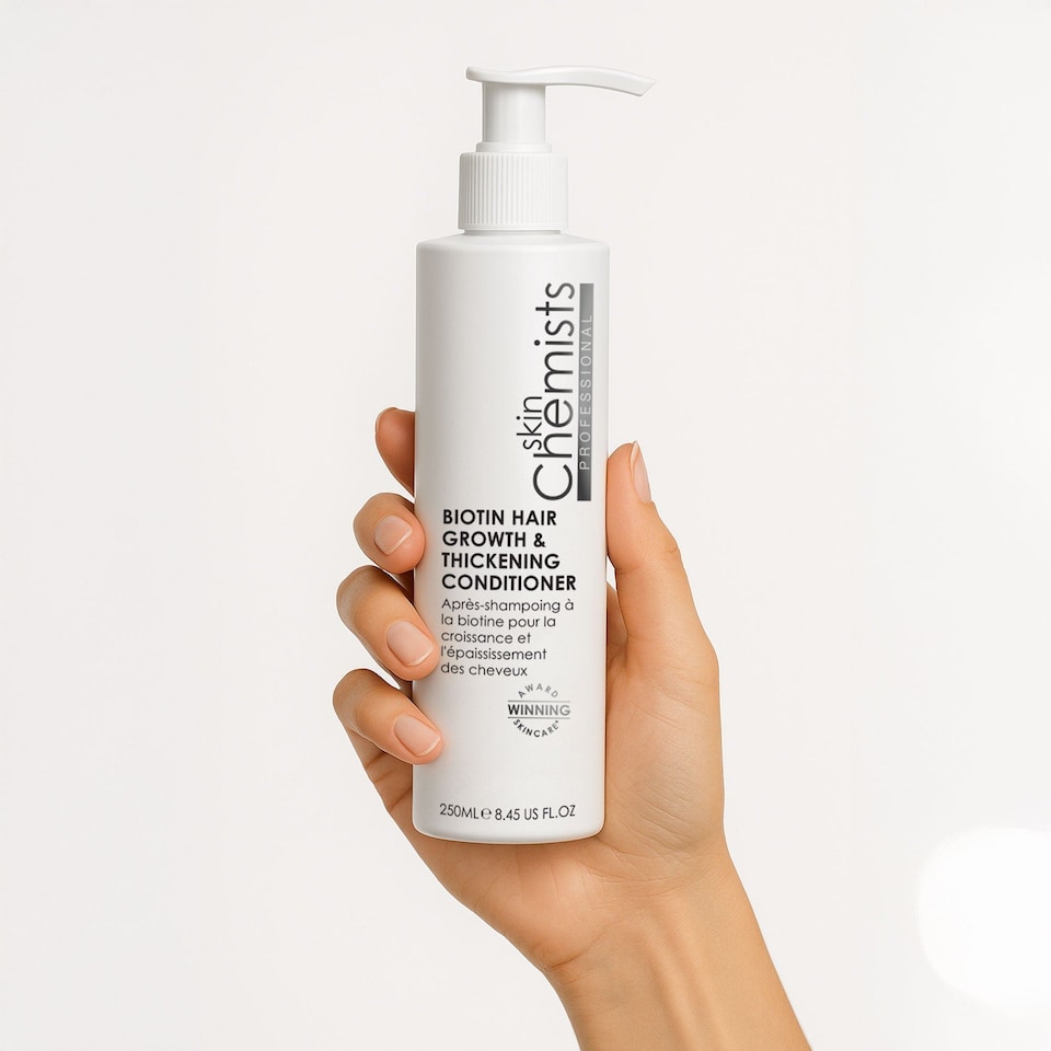 image 1 of skinChemists Biotin Hair Growth & Thickening Conditioner 250ml for Elasticity and Wrinkles