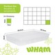 image 4 of Wham Festive 2 x Extra Large Christmas Bauble Storage Boxes | Clear