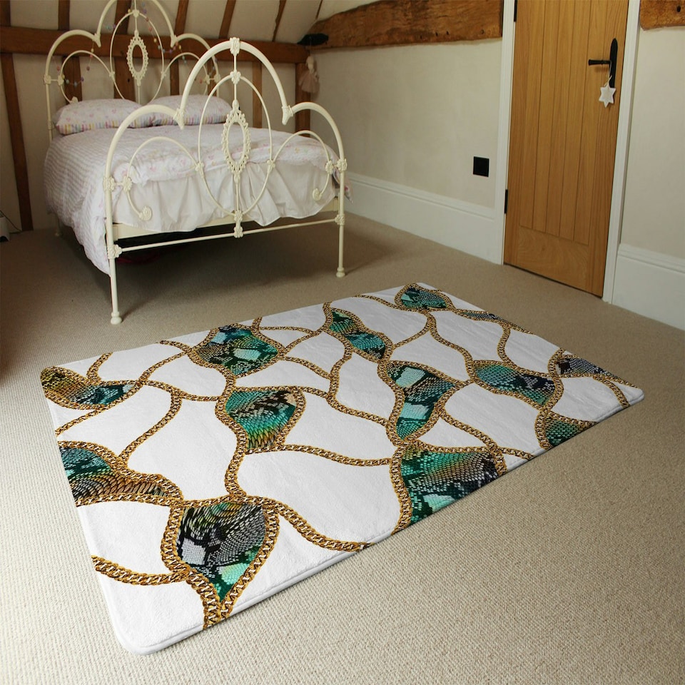 image 1 of Chains & Snake Skin (Rug) Multi | Small: 60x110cm