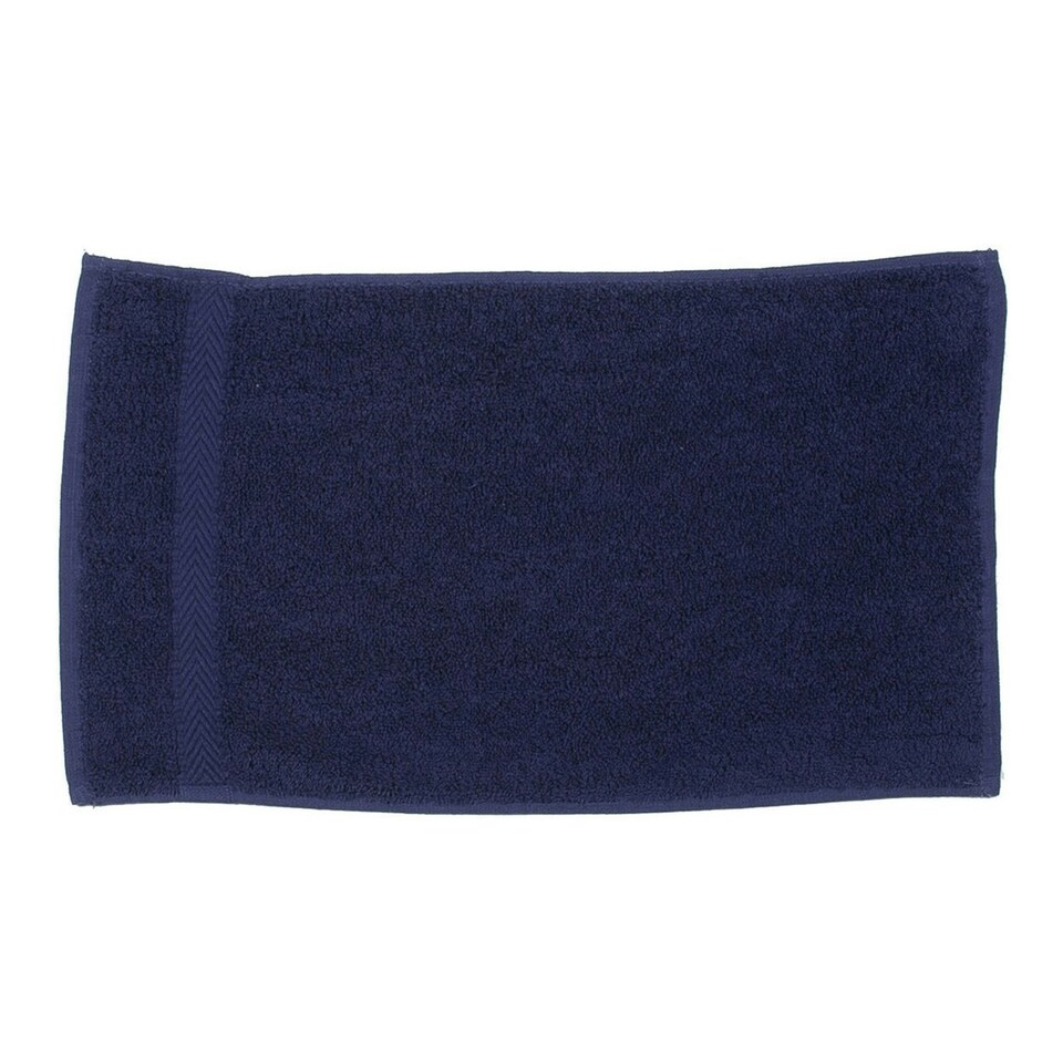 Towel City Luxury Guest Towel - Navy - One Size