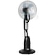 image 1 of HOMCOM 18" Pedestal Fan with Water Mist Spray, Misting Fan, 2.8L Tank Black
