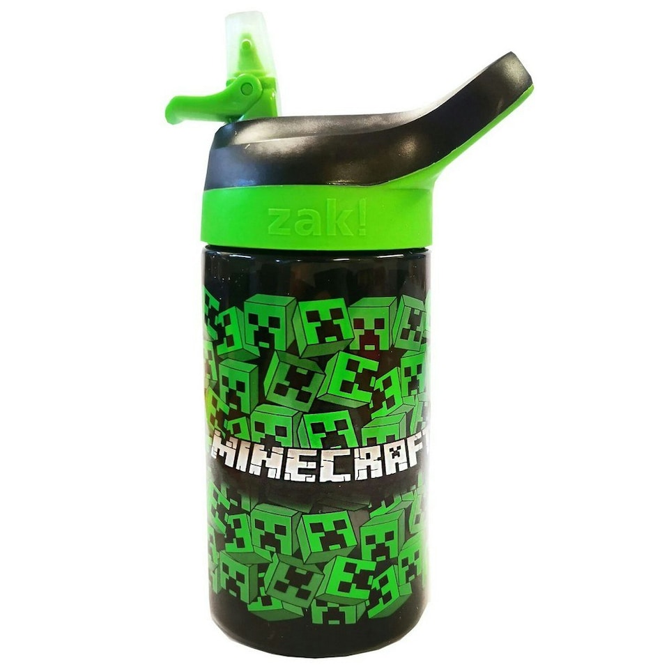 image 1 of Minecraft Lenticular Creeper Lunch Bag Set - Green/Black - One Size