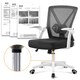 image 4 of Yaheetech  Mesh Office Chair with 90° Flip-up Armrests | White