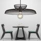 image 6 of Set of 2 Cassidy - Two Tier Black Mesh Ceiling Pendant Lights | Black | 2