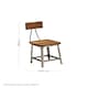 image 2 of Interiors by Premier Industrial Chair, Blend Industrial Chic and Comfort with this Wood and Metal Chair, Mid Century Chair
