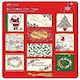 image 5 of Pack Of 50 Foiled Traditional Christmas Gift Tags: 10 Different Designs And Gold Metallic Thread