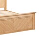 image 5 of 6ft Super King Real Oak Wood Bed Frame with Large Storage Drawer
