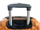 image 5 of Groundlevel 3pc ABS 4 Wheel Hard Shell Diamond Travel Luggage Trolley Set | Orange | Orange
