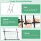 image 9 of COSTWAY 190 cm Tall Garden Trellis Vertical Plant Support