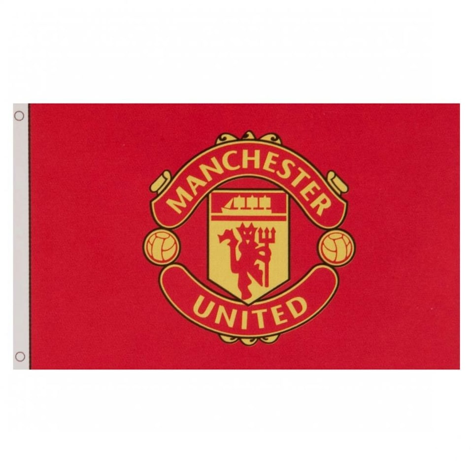 image 1 of Manchester United FC Flag - Red - One Size (UTTA4608)
