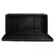 image 5 of 350L Outdoor Patio Anthracite Plastic Garden Storage Box With Handles & Wheels