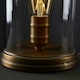 image 2 of ValueLights Edison Industrial Antique Brass Gold Table Lamp and E27 Pear LED 4W Warm White 2700K Bulb