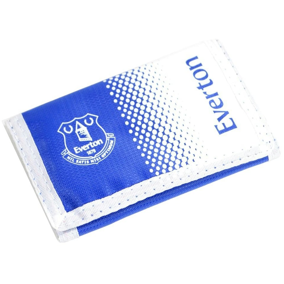 Everton FC Official Fade Design Wallet - Blue - One Size