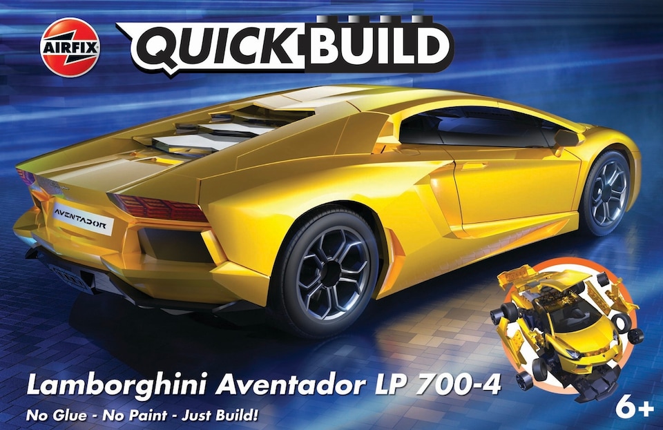 Airfix Quickbuild Lamborghini Aventador Yellow