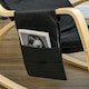 image 6 of HOMCOM Rocking Chair Recliner Armchair with Adjustable Footrest