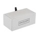 image 3 of Rhodium Green Square Cufflinks - Onyx Art CK226B
