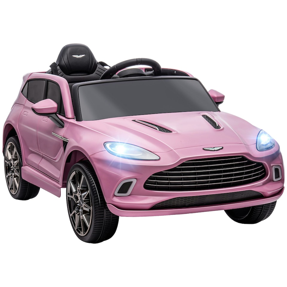 image 1 of AIYAPLAY Aston Martin DBX Licensed 12V Kids Electric Car w/ Remote, Pink