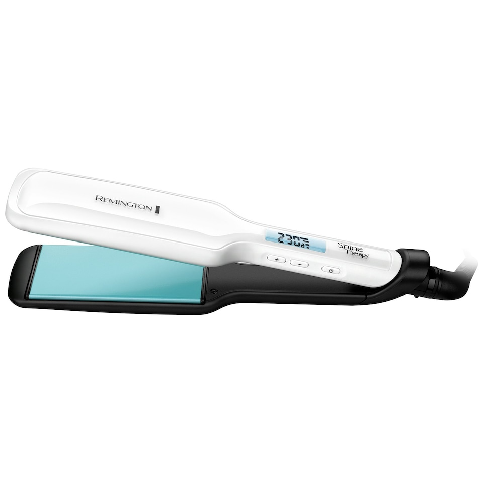 image 1 of Remington Shine Therapy Wide Plate Hair Straighteners
