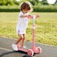 image 2 of AIYAPLAY Kids 3 Wheel Scooter for 2-6 Years Old w/ Adjustable Height, Pink 