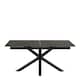 image 2 of Heaven Extendable Dining Table with Ceramic Black Top 168cm