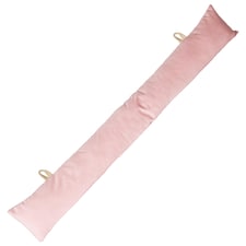 Nicola Spring Velvet Draught Excluder - 60cm x 12cm - Pink
