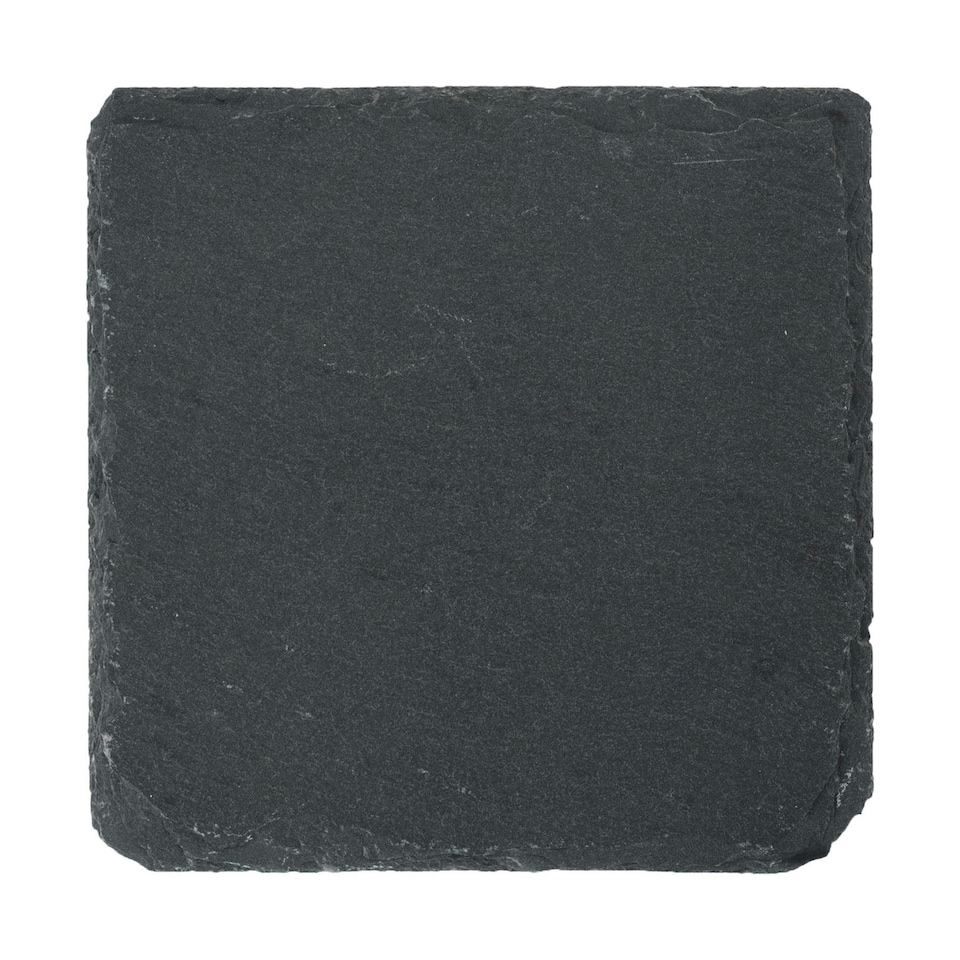 image 1 of Argon Tableware Square Slate Coasters - 10cm - Pack of 24