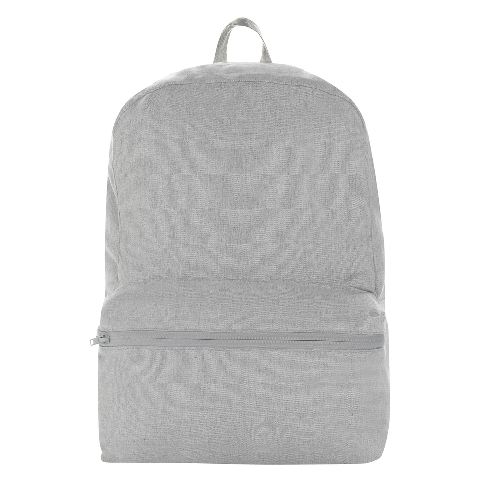 image 1 of XD Collection Recycled Canvas Backpack - Grey - One Size | Grey