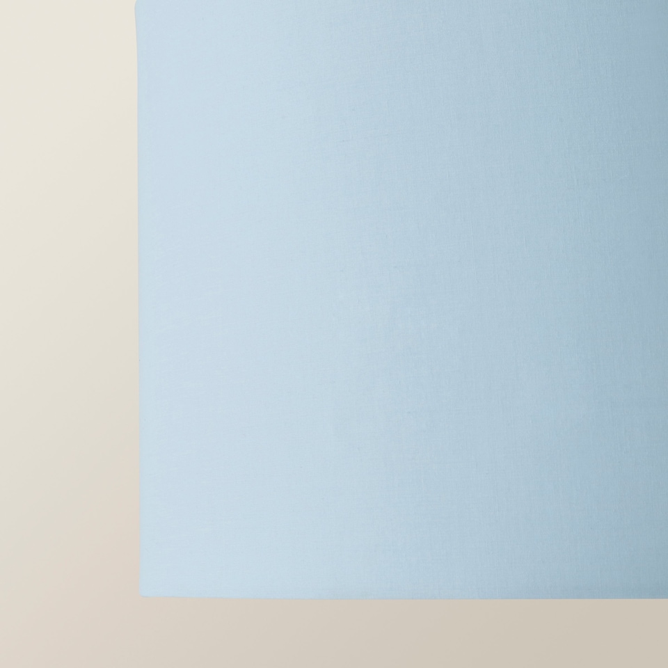 image 1 of ValueLights Reni Duck Egg Blue Fabric Ceiling Lamp Shade (D)45cm | Blue