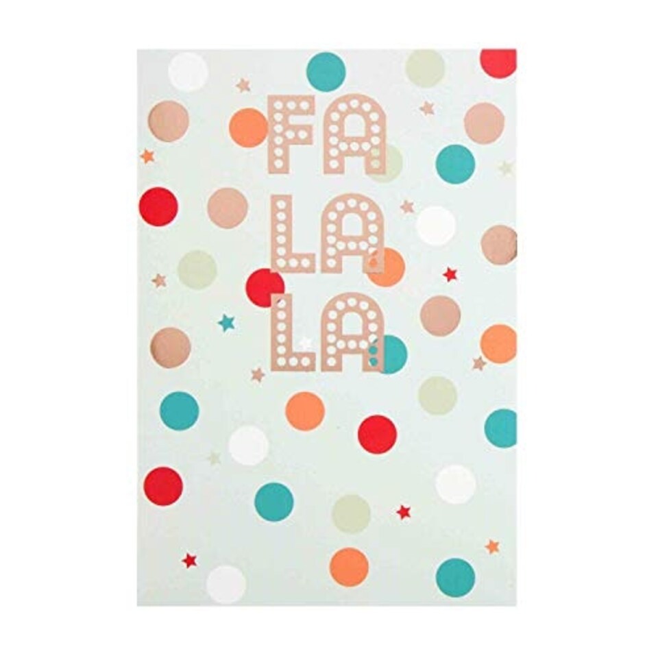 image 1 of Hallmark FA LA LA Charity Christmas Cards 8 Pack