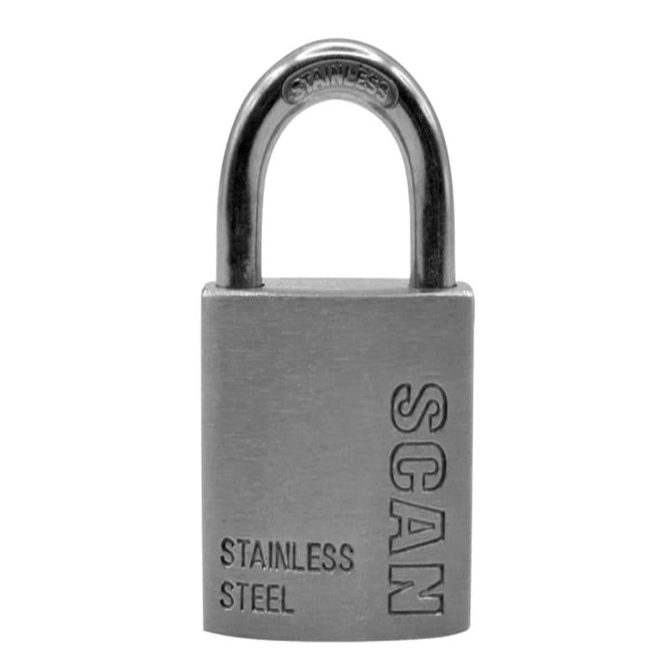 Scan Stainless Steel Padlock 32mm