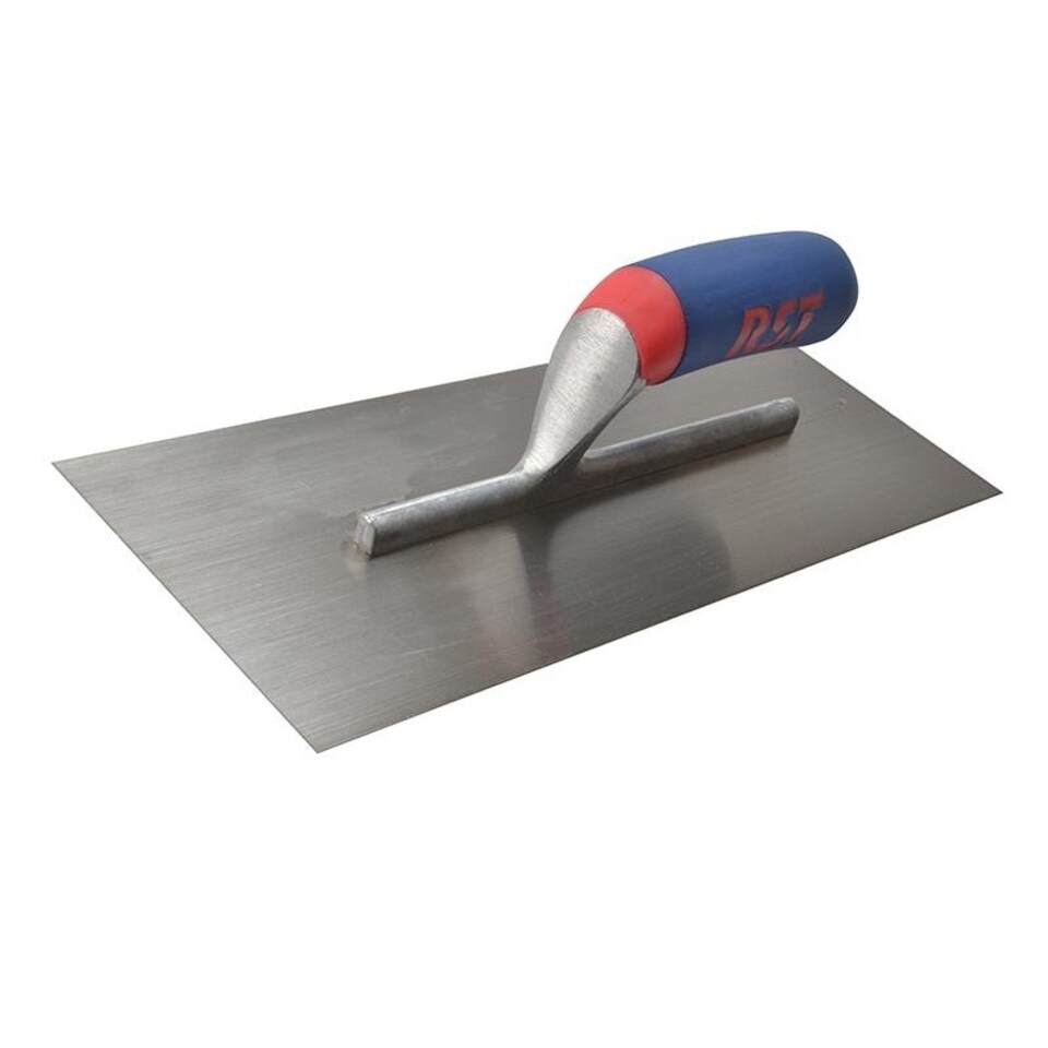 R.s.t. Soft Grip Plasterer's Float Stainless Steel Blade - Multi Colour - 14in